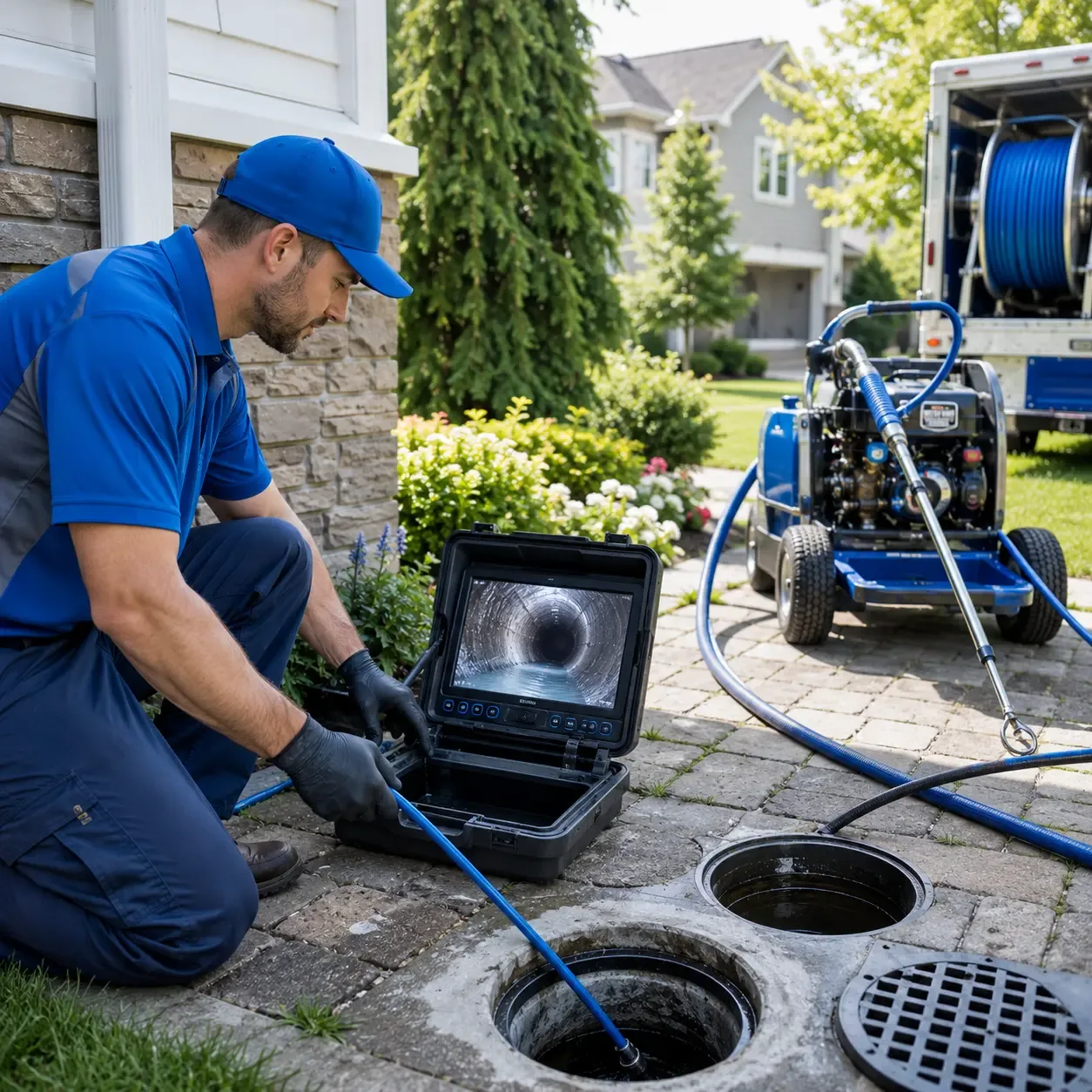 Outdoor drain cleaning professionals serving Thomasboro, IL