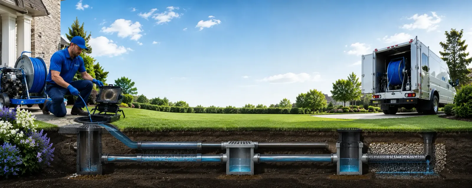 Outdoor drain cleaning information for Thomasboro, IL